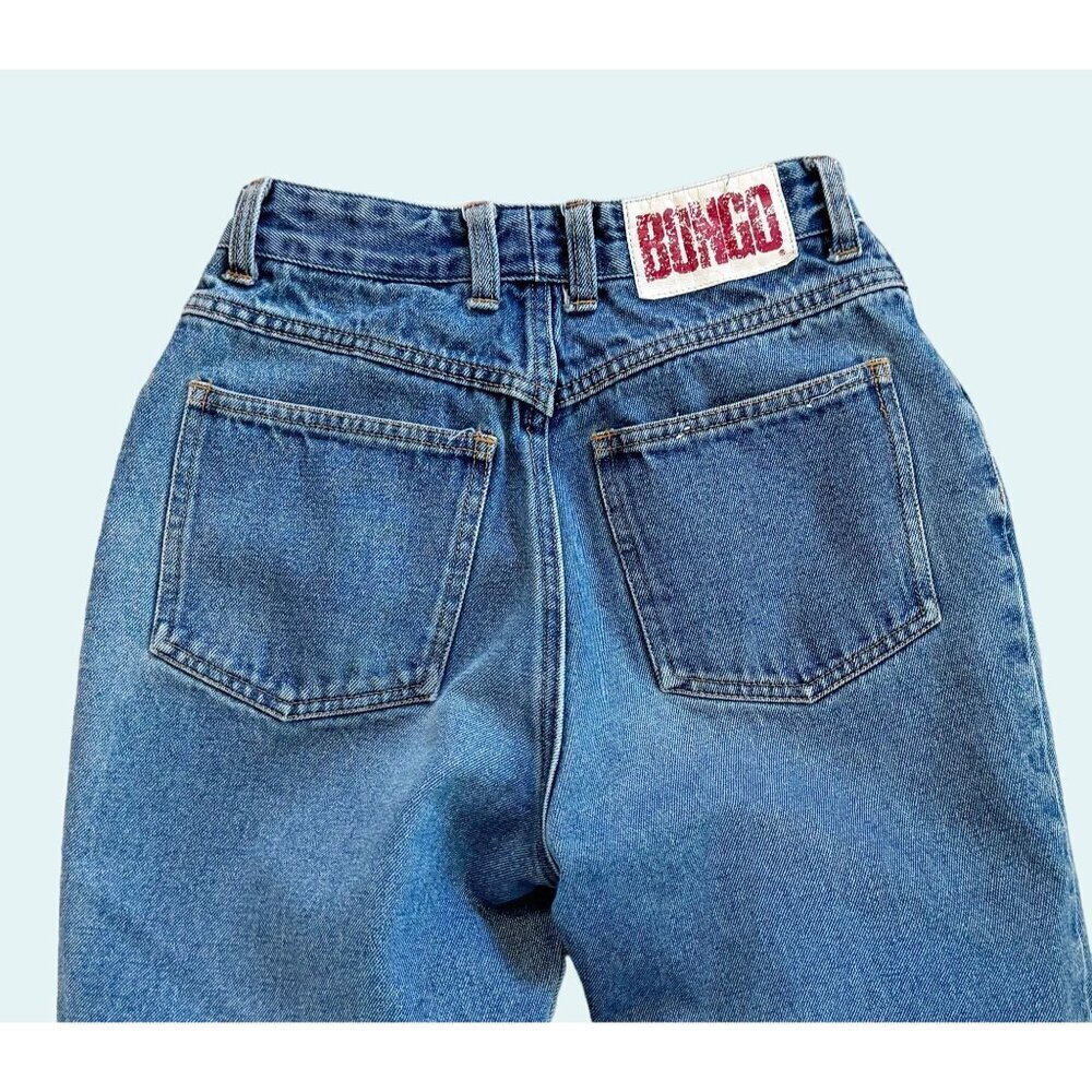 Vintage BONGO Hi Rise Straight Leg Mom Jeans 80s / 90s Size 24 - Picture 6 of 8